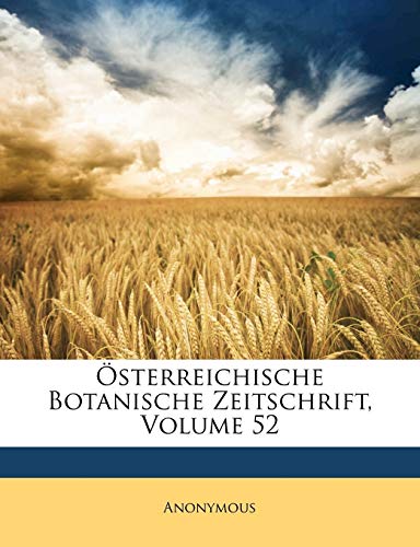 Österreichische Botanische Zeitschrift. (German Edition)