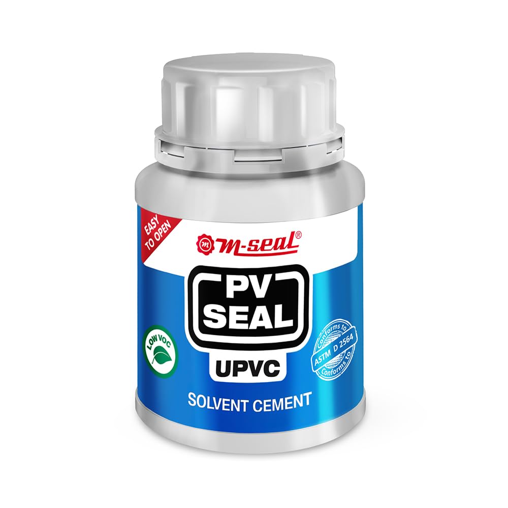 Pidilite M Seal UPVC Solvent Cement Ultra Strong for UPVC Pipes and Fittings (Tin/Can, Blue) with Brush Inside - 100ml pack (B0CJR66KFF) Amazon Price History, Amazon Price Tracker