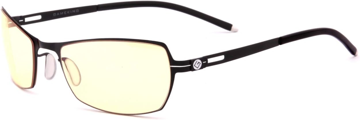 Ultra Premium Blue Light Blocking Computer Glasses Gaming Glasses with Amber Tint Lens for Digital Eye Strain Relief Better Sleep - No Magnification G603