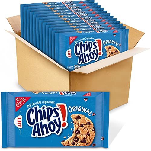 Chips Ahoy! Original Crunchy Chocolate Chip Cookies, 13 Ounce (Pack of 12)