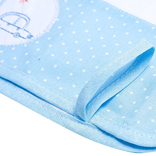 Paninho de Boca Bordados Karinho C/ Prendedor de Chupeta para Bebê 32cm X 32cm Contém 02 Un