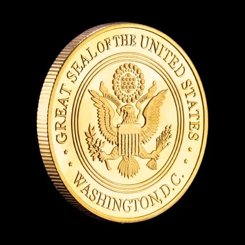 Moneda conmemorativa United States Army 1775 dorada miniatura 4