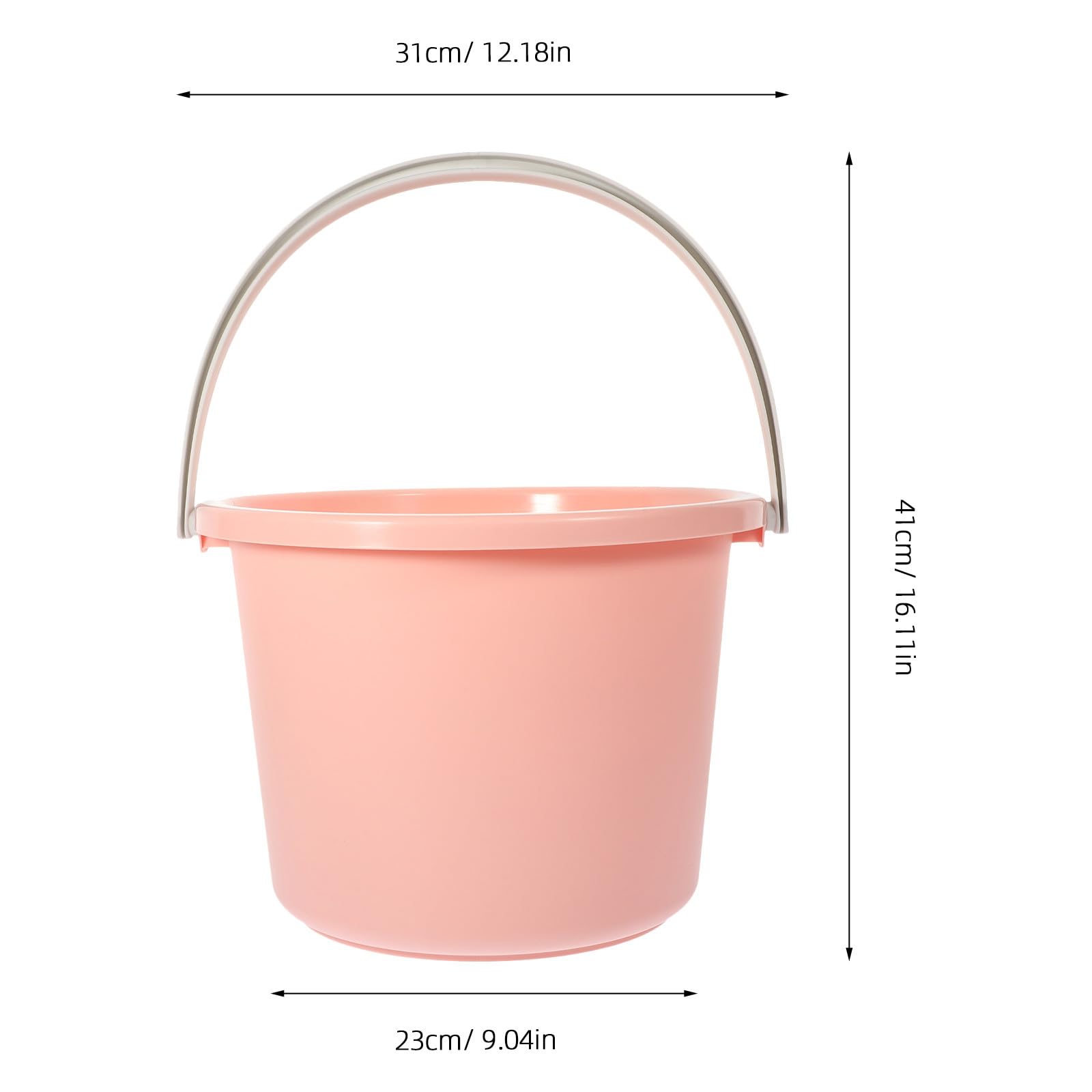 ABOOFAN Secchio Multiuso in Plastico Portatile per Casa e Hotel Facile da Pulire 130