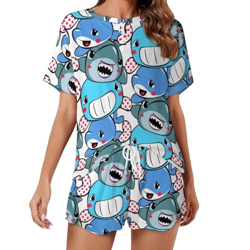 Pyjama pour femme manches courtes qui résout le problème des nuits d'été trop chaudes