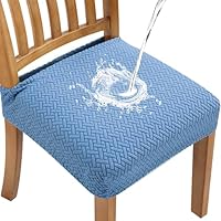 Coprisedie Elasticizzati 4 Pezzi - Fodere Lavabili Per Sedie Da Cucina, Ufficio, Ristorante - Foto 6