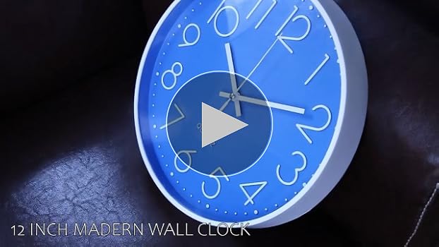 Amazon.com: Preciser Large Digital Wall Clock 12 Inch Simple