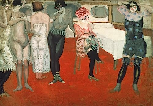 Toile murale abstraite Boris Grigoriev 60x90cm pour décoration salon et bureau élégant
