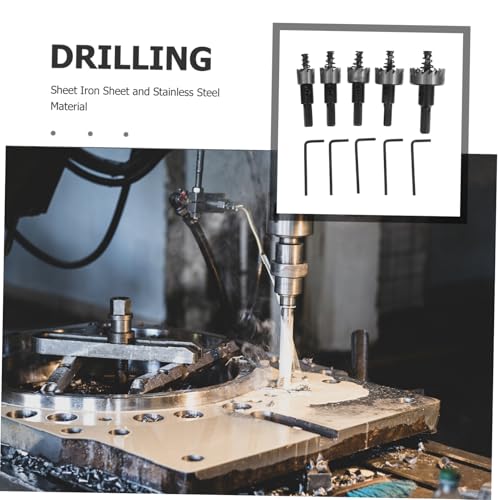 Set de sierras de corona de acero rápido para metal miniatura 3