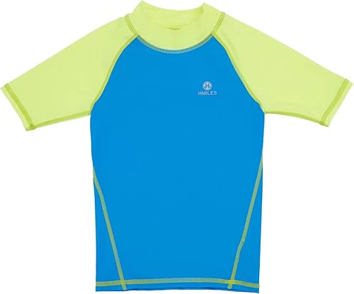 Camiseta de natación para niños con protección solar UPF 50+UV para niños de 3 a 12 años