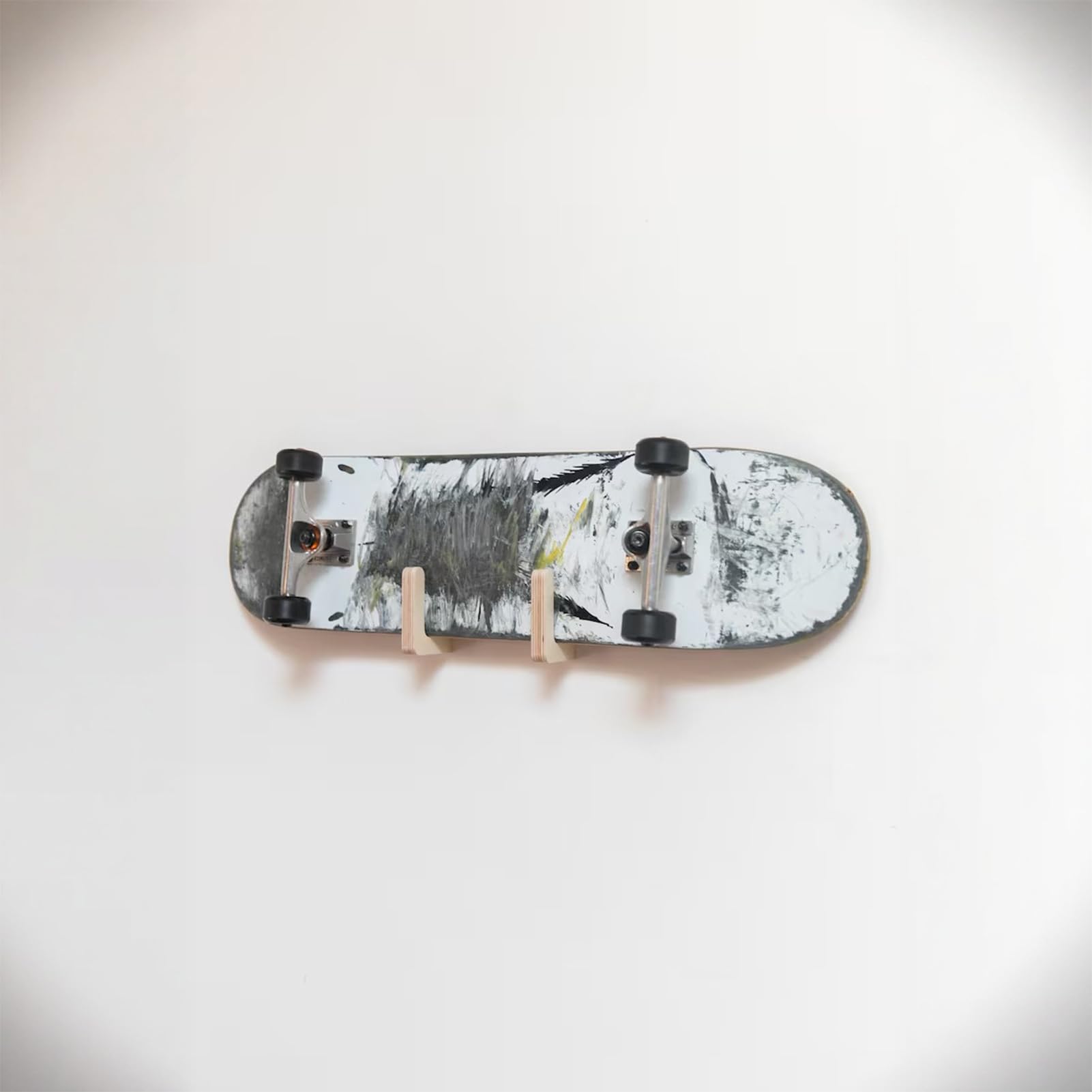 Genérico Soporte De Pared Para Tabla De Skate, 1 Par Estante Exhibidor Ahorrador De Espacio Para Skateboard Y Snowboard Hogar Oficina