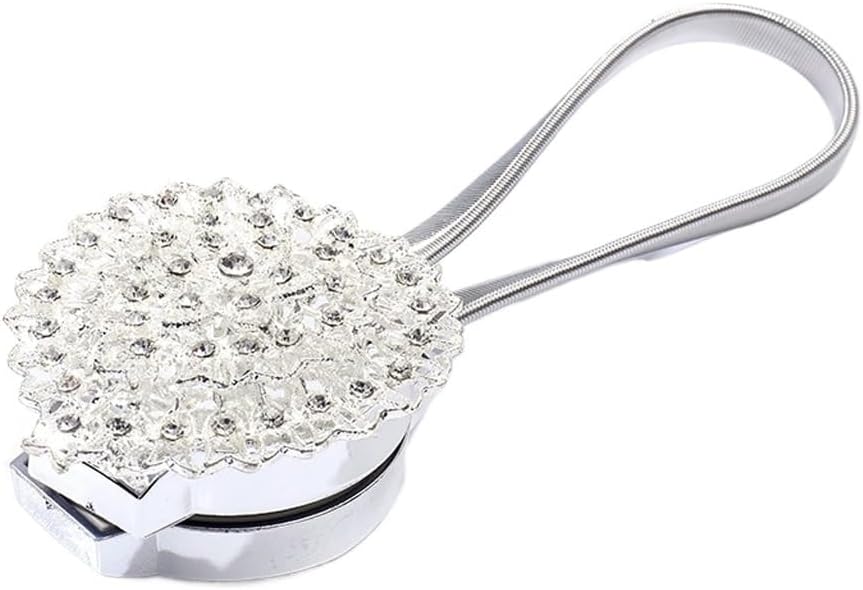 FMURY Magnetic Curtain Buckle Stretch Curtain Binding Rope No Installation of Curtain Clip(White-Fruit peach5)