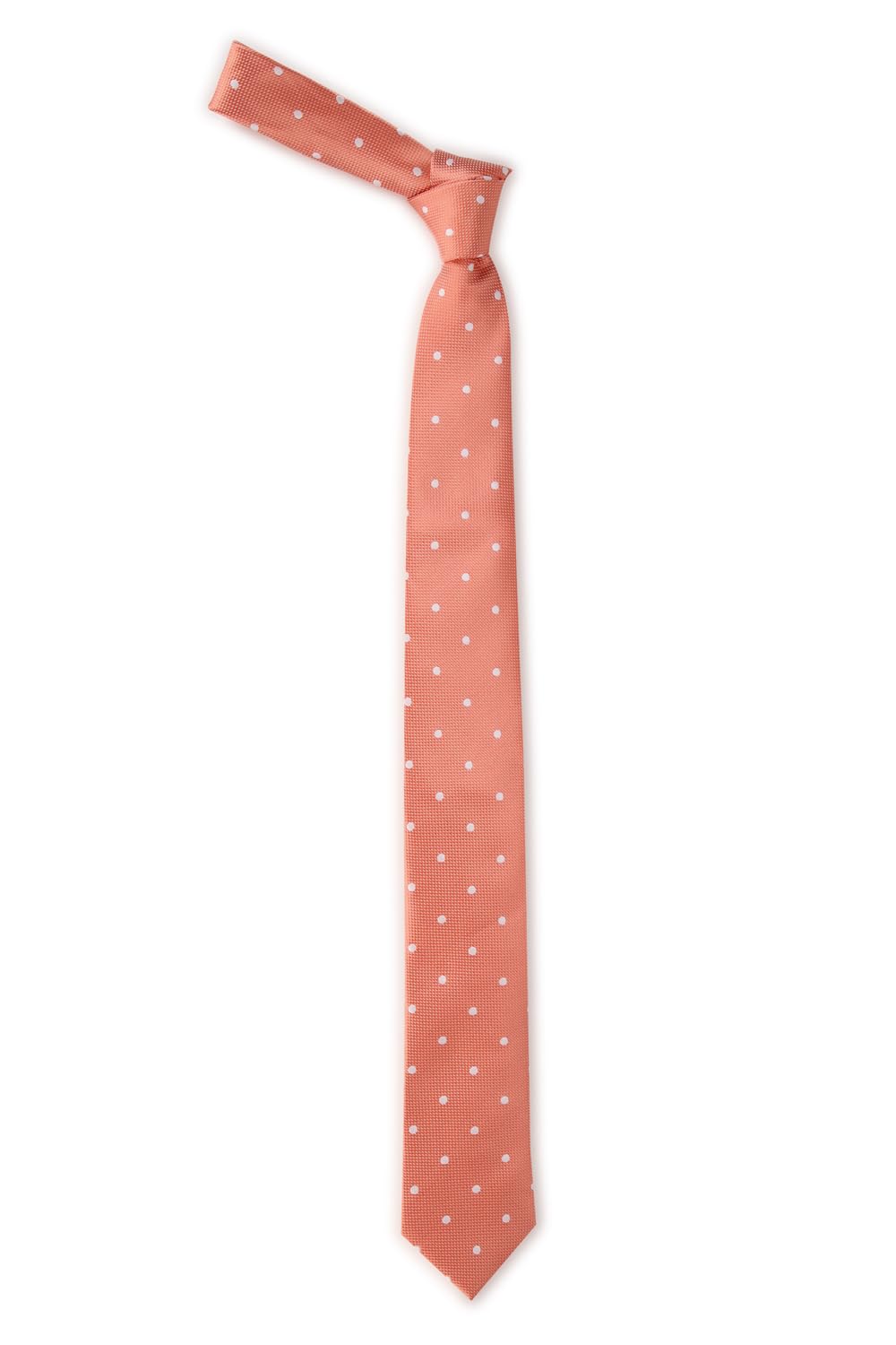 louis philippe Men Orange Dots Tie-picture-48