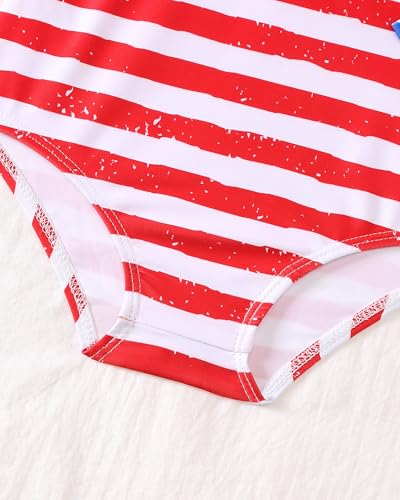 Image of Mioglrie Toddler Baby Swimsuit Girl Bathing Suit Girl 2T 3T 4T 5T 6T Girls One Piece Swimsuits Color Block Swimwear