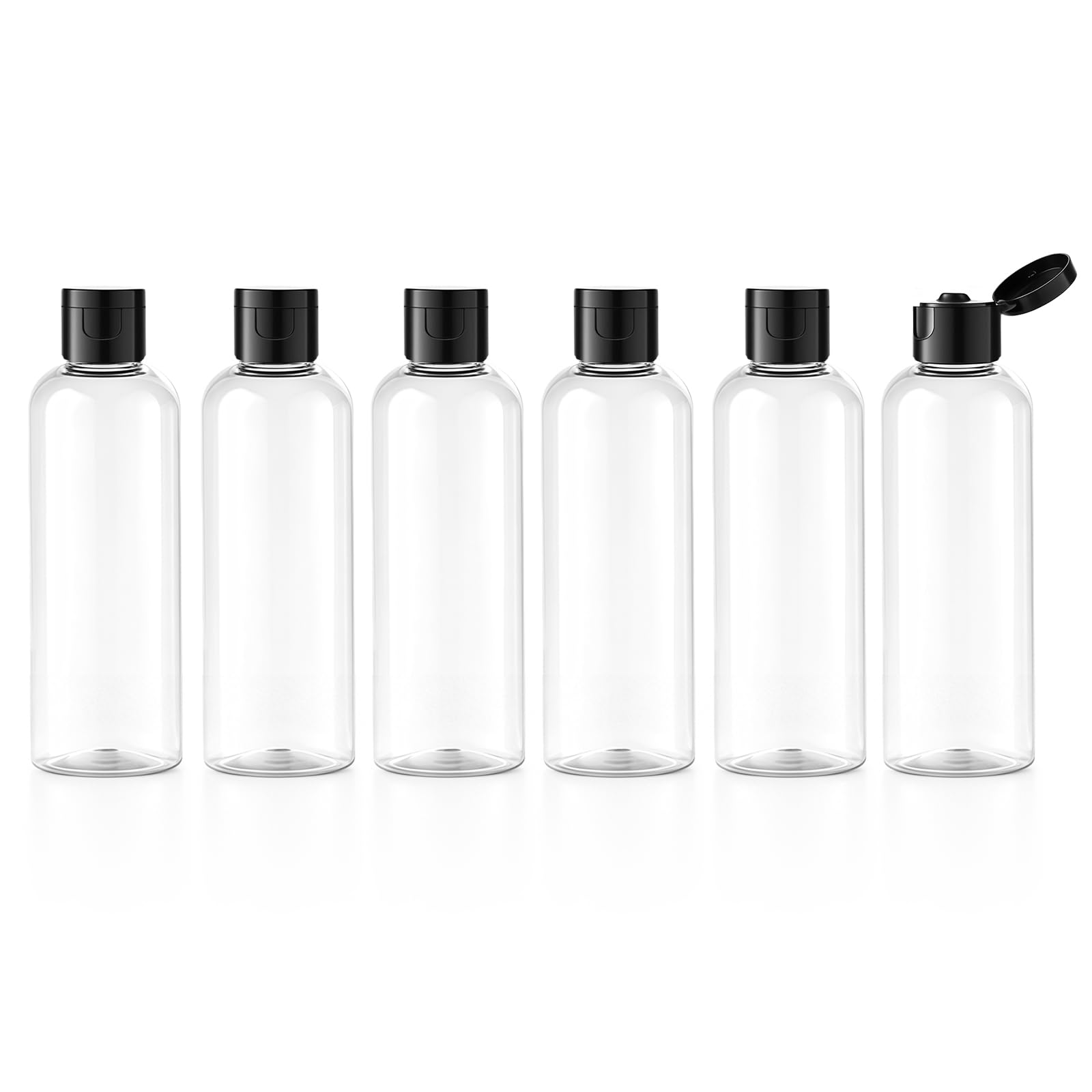 flintronic 100ml Leere Reiseflaschen Set, Reiseflaschen zum Befüllen mit Kleinem Trichter, Plastikflaschen Leer Flug Flasche Set, Reiseset Kosmetik Leer für Flugreisen Shampoo Geschäftsreise Lotion
