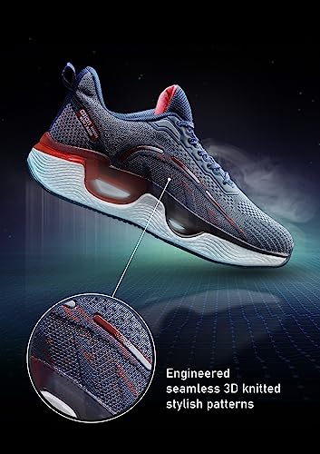 Image of ASIAN Men's TWINSPRING-02 Sports Running Shoes with Ultra Bounce,Twinspring Technology Lightweight TPU & TPR Sole with Memory Foam Insole Casual Sneaker Shoes for Men's