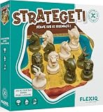 Asmodee Strategeti FlexiQ - Juego de Estrategia - Reflexión Táctica - Familia - 7 Años - 2 Jugadores - 10 Min - Versión Español