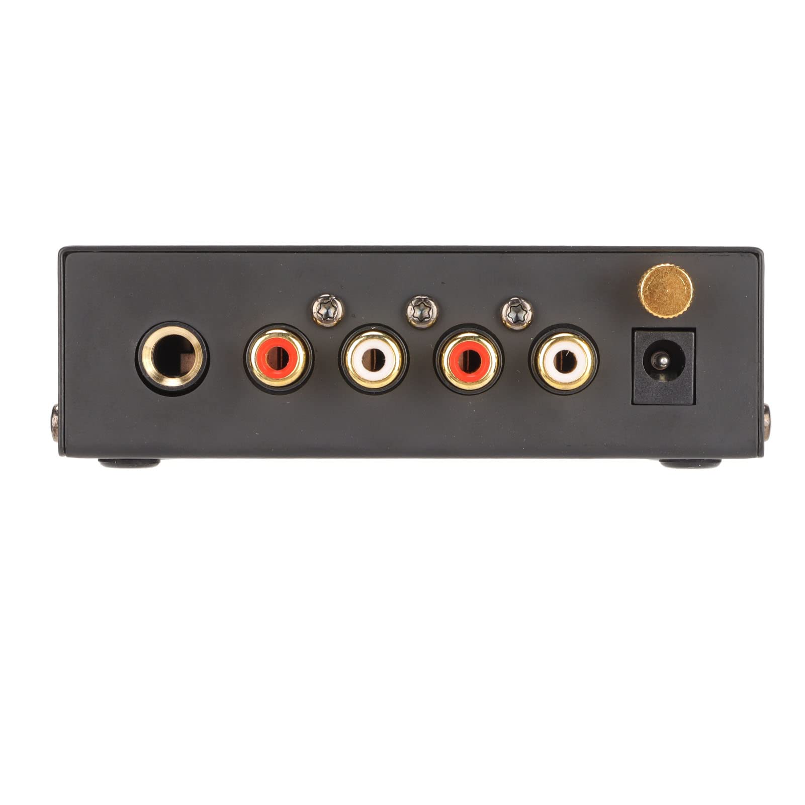Amplificatore Fono, Preamplificatore Ingresso Stereo Uscita Amplificatore per Giradischi con Controllo a Manopola, Basso Rumore per Giradischi, Collegamento Ad (Spina europea)