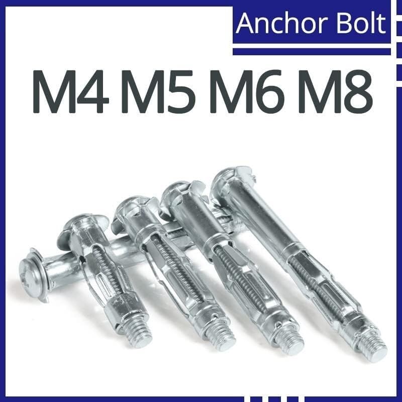 Bulloni a vite a espansione, Tasselli for pareti cave Tasselli for cartongesso Tasselli for tubi for aeromobili Tasselli for pareti cave Tasselli for bulloni di espansione in metallo(M8X37(10pcs))