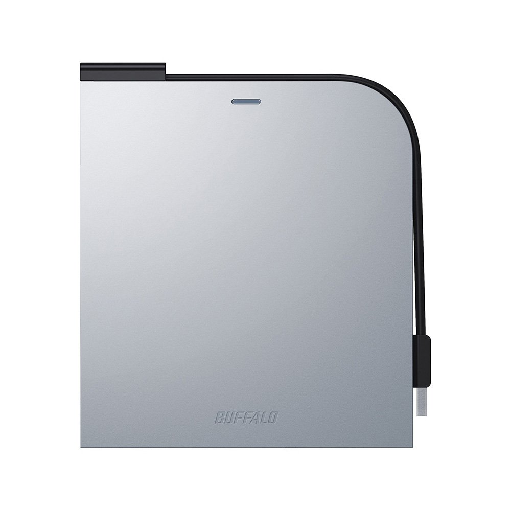 Amazon.co.jp: BUFFALO USB2.0 ポータブルDVDドライブ フラット  