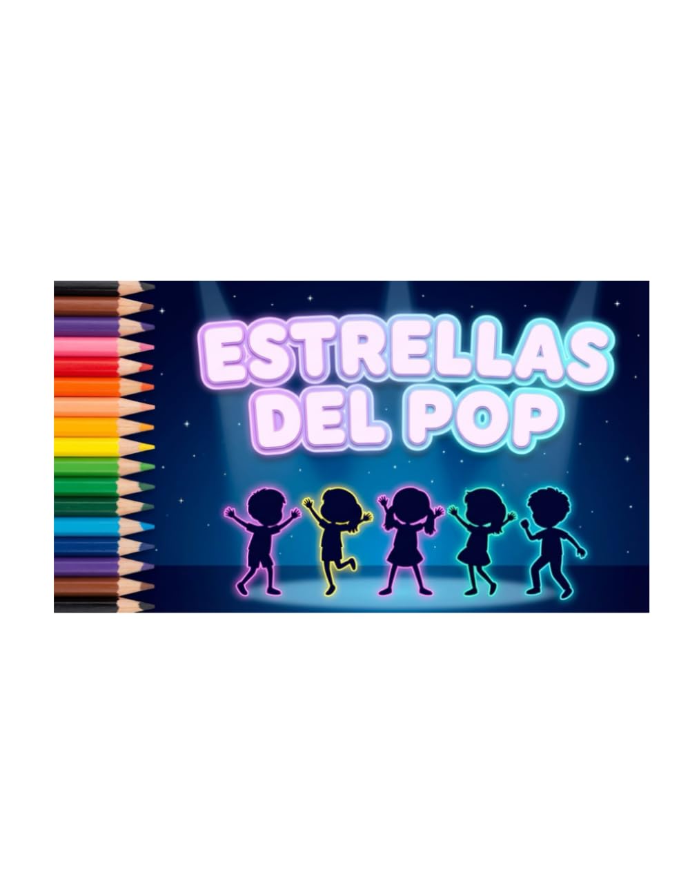 Estrellas del pop: Libro para Colorear de Música y Baile