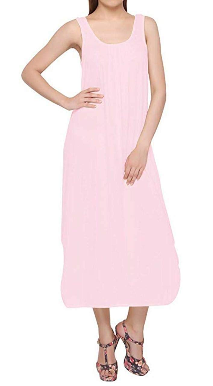 ROSHANWomen's Cotton Plain Full Length Nighty