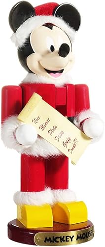 Kurt Adler - Cascanueces de Santa Mickey Mouse de 10 pulgadas