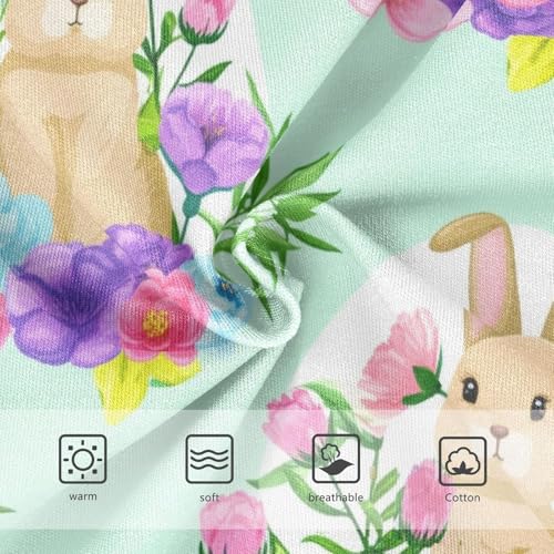 Joisal Cute Floral Easter Bunnies Toddlers Underwear Floral 2t Cotton Cute Panties Girl Animals Briefs Kids Undies3