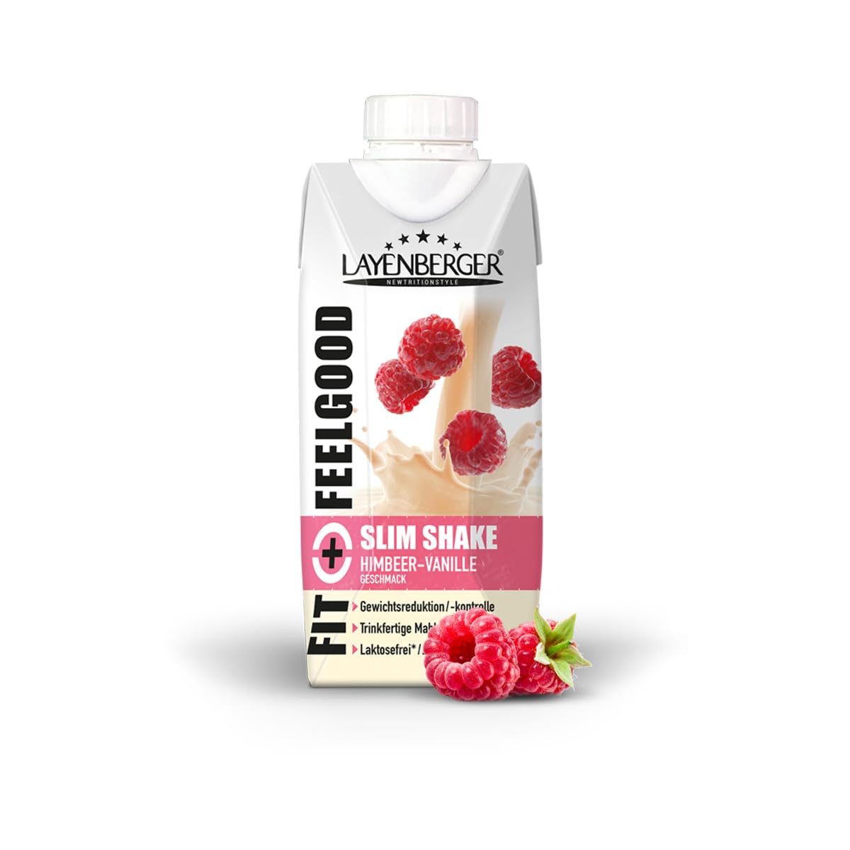 Layenberger Slim Shake Fixfertig (Himbeer‑Vanille)