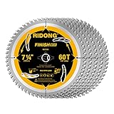 RIDONG 7-1/4 Inch 60 Tooth Circular Saw Blade with 5/8 Inch...