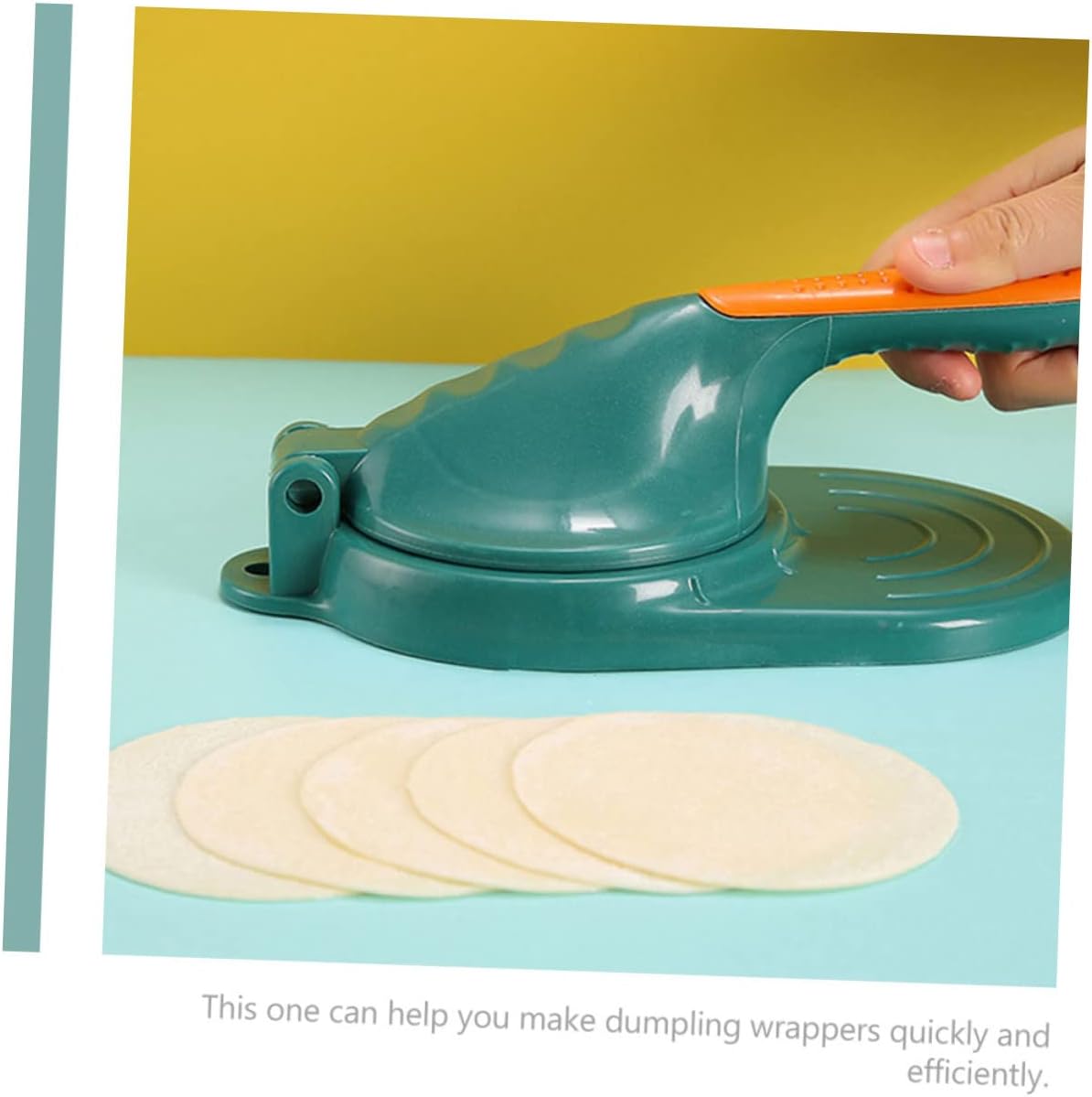 ABOOFAN 2Pcs Dumpling Skin Molds Ergonomic Manual Dumpling Pressing Tool for Kitchen Food Grade Dough Press for Making Dumplings Ravioli and Fried Dumplings Easy to