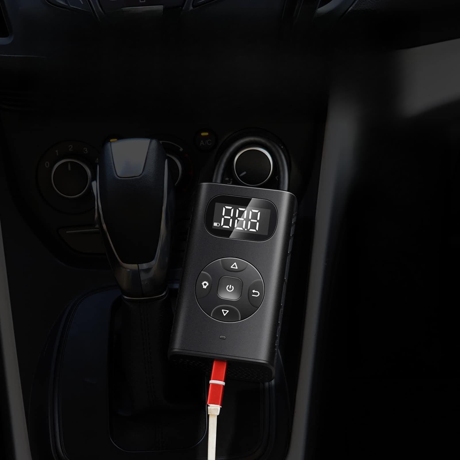 Mini compresseur d'air portatif sans Fil de gonfleur de Pneu, Affichage numérique, Rechargeable par USB, Pompe à air électrique pour pneus de Voiture, balles