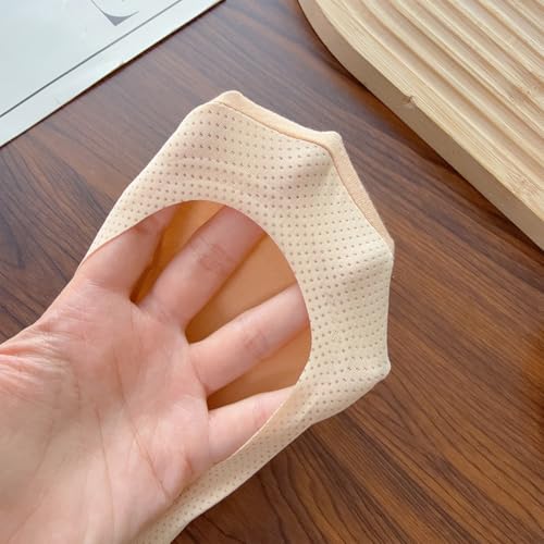 1/5pair Non-slip Invisible Crew Socks Seamless Ice Silk Ankle Boat Socks Summer Thin Solid Casual Breathable No Show Sock2