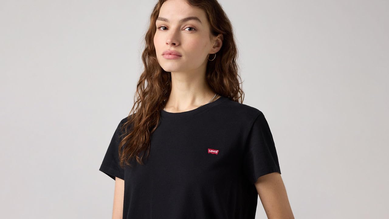 Levi's Damen The Perfect Tee T-Shirt, Large Batwing