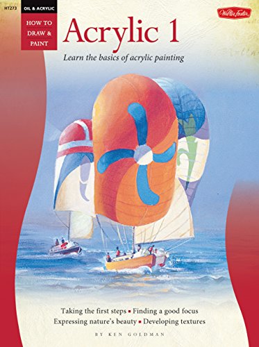Walter Foster How to Draw & Paint Acrylic 1 Book