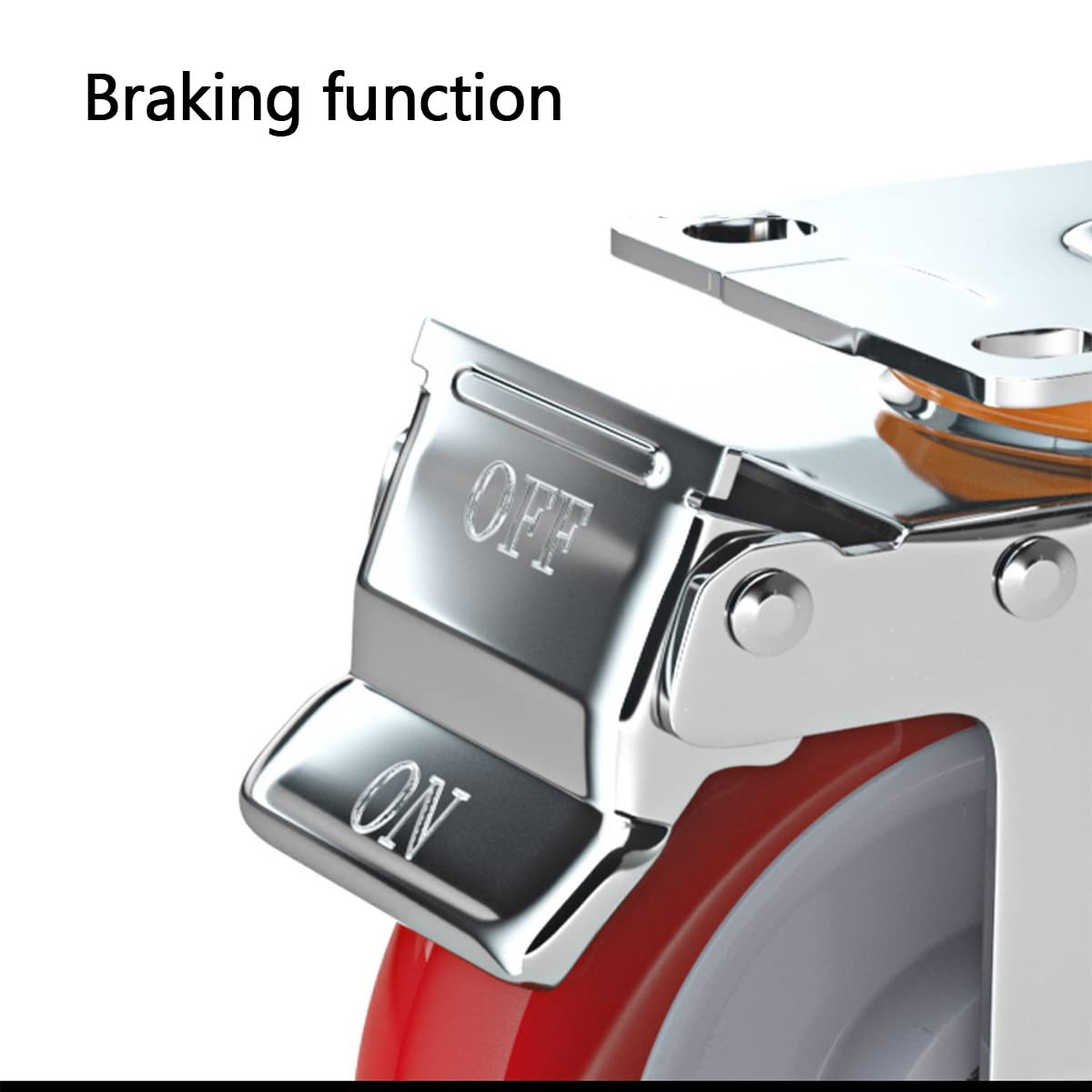 静音 小型 キャスター 家具用 4個セット TPR ストッパーキャスター付き 360度回転 自在車キャスター 62.5mm 4個セッ 改良版 4個セット  静音 キャスター 交換 DIY 強度アップ ストッパー付 台車 自作 タイヤ 車輪 家具 移動 傷防止 修理 el-caster02 :  雑貨やぁ!com - 通販 - 4個セット 頑丈な静音キャスター、キャビネット、オットマン、ベンチ用の工業用回転ロック付き交換用キャスター (色: インチ、サイズ: