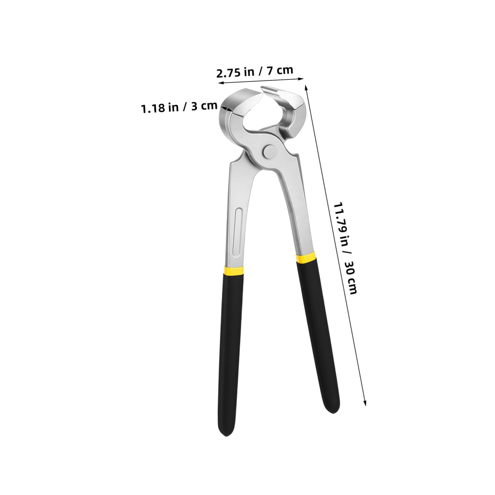 Pinza per Zoccoli Multifunzione per Bovini e Ovini in Metallo 30 Cm | Sbavature, Leggera e Versatile, Colore Nero, Uso per Bovini e Ovini, Strumento da Pareggio