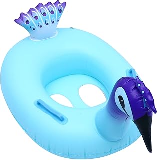 BESPORTBLE Anel De Natação Assento Inflável Assento Infantil Brinquedos De Banho Infantil Anel De Natação Assento De Natação Infantil Inflável Flutuador De Pavão Acessórios Para Remo De Água