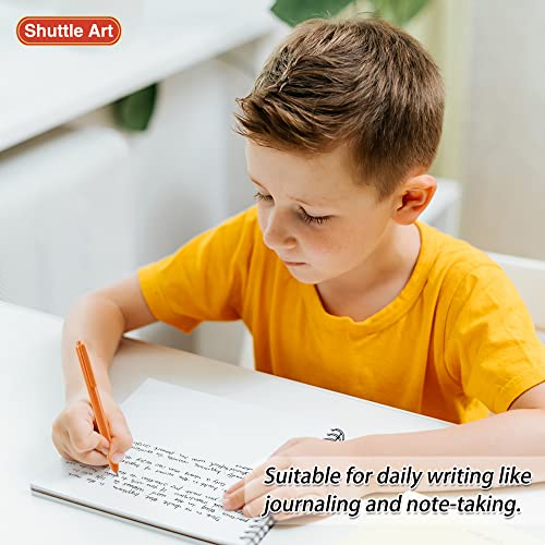 Shuttle Art Retractable Vintage Ballpoint Pens, 15 Pack Black Ink Ballpoint Pens, Cute Pens 1.0Mm Medium Point Quick Drying For Writing Journaling Taking Notes School Office Home #TOP5