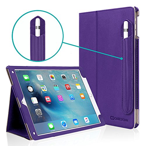 iPad Pro 9.7 Case, [Corner Protection] CaseCrown Bold Standby Pro (Purple) Case w/Apple