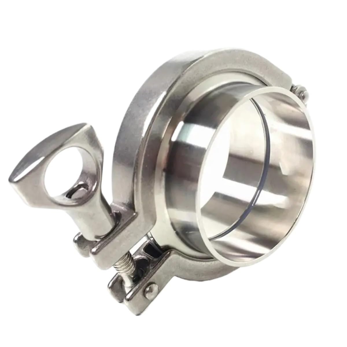 0.5" Tri Clamp x 19mm 3/4" Pipe OD + PTFE Strip SUS304 Sanitary Fitting Tri-Clamp Union Set Homebrew