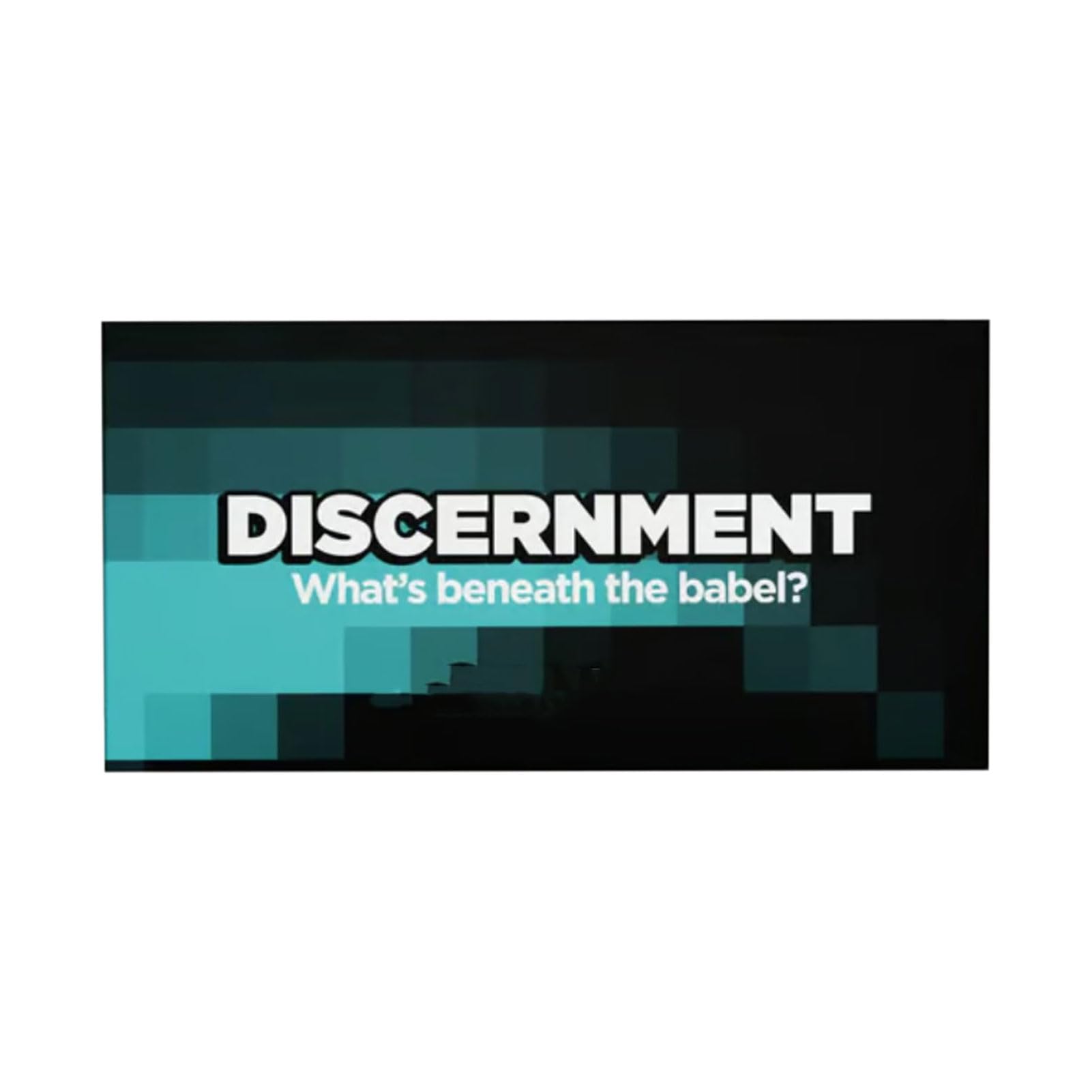 Discernment Card Game - Quiz Matching Set, Christian Faith Study Activity Cards | Humorous Scripture Learning Game for Church Groups, Small