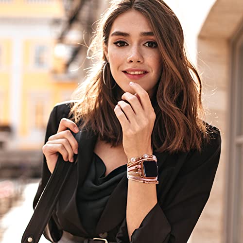 Correa Bracelete para Fitbit Versa 4/3/Sense 2 Piel Natural miniatura 3
