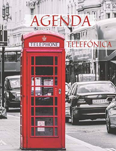 Agenda Telefónica Abecedario: Libreta alfabética para anotar más de 350 contactos con...