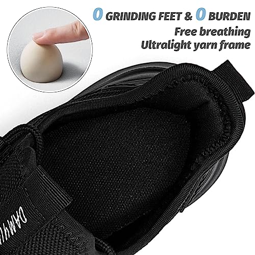 Oltyutc Womens Trainers Running Shoes Lightweight Gym Sport Workout Sneakers Walking Tennis Slip-on Shoes - Image 5