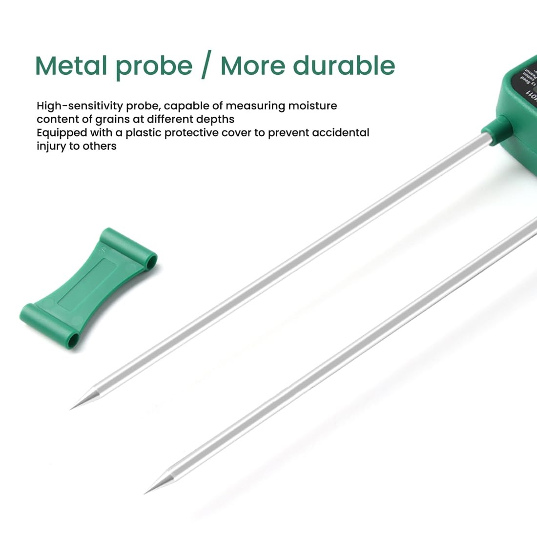 2 Stück Digitaler Kornfeuchtemesser YY-1011 Hygrometer für 14 Pflanzenarten Einschließlich Mais, Weizen, Erdnüsse Usw.