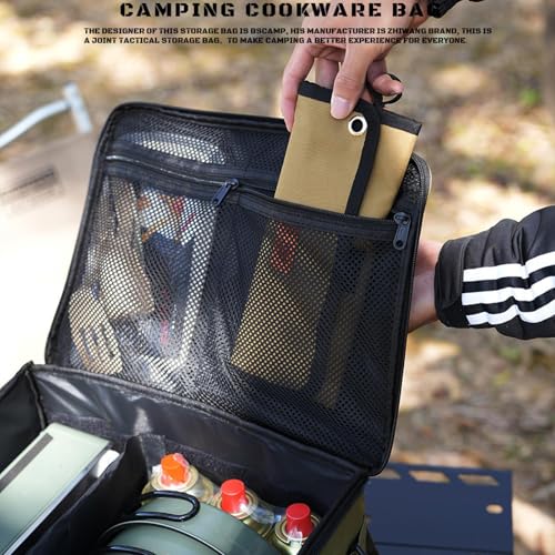 Mochila de camping 42L impermeable contenedor de viaje textil 6