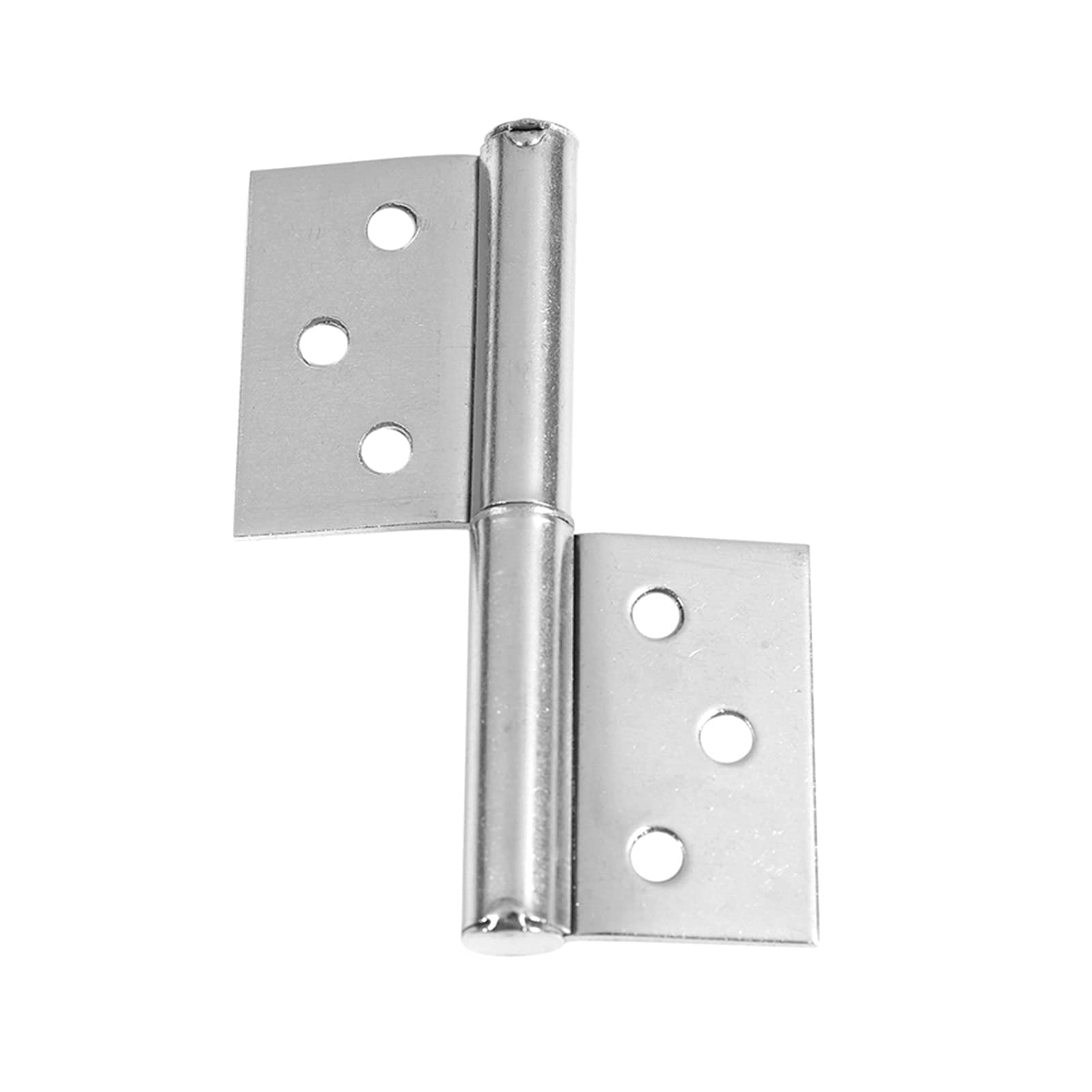 Nvsfzgiyg One Color Hinge, Stainless Steel 7.6Cm Door Silver Tone Hardware