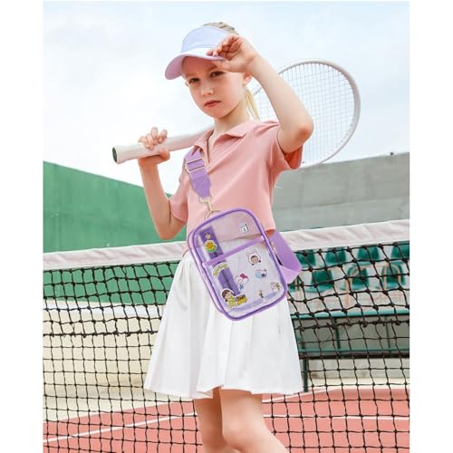 Clear Bag for Stadium Events Approved Concerts Outdoors See Through Sports Fan Handbags & Purses3