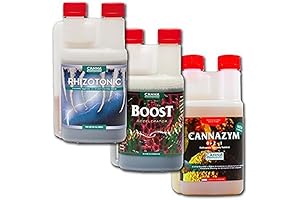 Hydroponic Nutrient Bundle (250mL): Boost, Cannazym, Rhizotonic Plant Additives