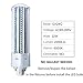 LED GX24Q/G24Q 4-Pin Base Light Bulb, No Ballast 22W (42W CFL/Compact Fluorescent Lamp Equivalent) GX24 LED PL-C Recessed Lamp, Remove/Bypass The Ballast, Daylight 6000K